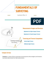 CE 010 - FUNDAMENTALS OF SURVEYING Lecture 6