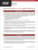 Arogya Sanjeevani Policy, Icici Lombard Prospectus: What Is Covered?