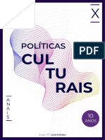 Ocupações Artísticas de Espaços Públicos Como Políticas Públicas de Cultura Análise Do Edital Nº 032018 Da Secretaria de Estado de Cultu PDF