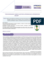 Ficha de Trabajo Jornada de Reflexion Ciclo Vii DPCC PDF