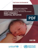 Baby-Friendly Hospital Initiative: Implementation Guidance