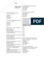 General Knowledge Quiz