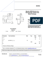 Dimensions in MM (Inches) .: TO3 (TO204AA) Pinouts