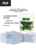 Conservation Studio: Madhyapur Thimi