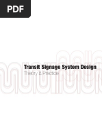 Transit Signage System Design