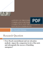 A Study On The Possible Correlation Between Sand Compaction and The Success of Hatchling Emergence