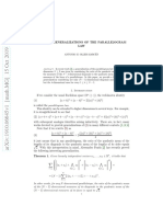 Further Generalizations of The Parallelogram Law PDF