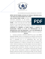 13 Redactar Memorial de Contestacion de Demanda en Un Juicio Oral Interponiendo Una Excepcion Previa y Resolverlo