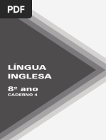 Língua Inglesa 8 Ano: Caderno 4