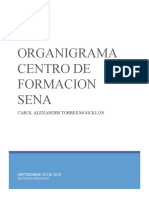 Organigrama Centro de Formacion