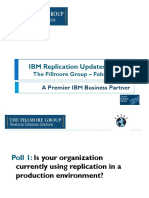 IBM Replication Updates: 4+ in 45: The Fillmore Group - February 2019