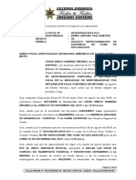 Solicito Reprogramacion de Diligencia de Toma de Declaracion