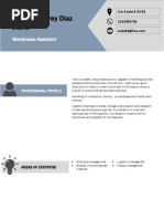 Jonatan Andrey Diaz Olarte: Warehouse Assistant