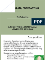 Forecasting