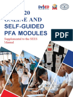 THE 2020 Online and Self-Guided Pfa Modules: Supplemental To The SEES Manual