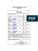 E-Tender Notice: Chittagong University of Engineering & Technology Chittagong-4349