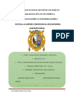 Informe de Estandarización