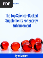 Top Supplements For Energy Enhancement E-Book