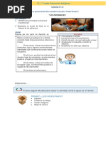 Ficha de Aprendizajes, Religion