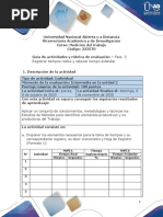 Guía de Actividades y Rúbrica de Evaluación - Unidad 2 - Fase 3 - Registrar Tiempos Reales y Calcular Tiempo Estándar