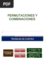 Combinaciones y Permutaciones