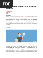 La Historia Real Del Éxito de La Red Social Facebook