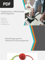 Organización y Metodología Del Presupuesto