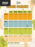 Horario Saludable - Vacío PDF