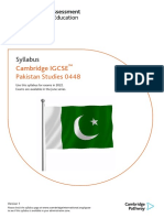 PK Studies-Syllabus