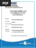 Acuerdos de Paz en Guatemala