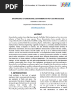 Significance of Different Dimensionless Numbers