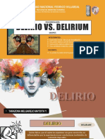 DELIRIO Vs DELIRIUM