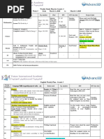 Weekly Study Plan For Grade: 3 Semester 2 - Week 5 From March 1, 2020 To March 5, 2020