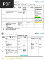 Weekly Study Plan For Grade: 6 Semester 2 - Week 5 From March 1, 2020 To March 5, 2020