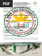 New Era University: Trainer'S Assessment Report