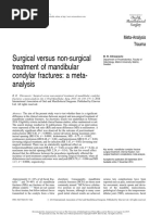 Surgical Versus Non-Surgical Treatment of Mandibular Condylar Fractures: A Meta-Analysis