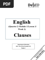 English: (Quarter 2-Module 1/lesson 1/ Week 1)