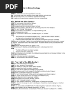 Historical Events in Biotechnology BC