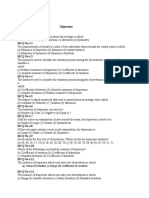 Dispersion MCQ No 4.1