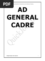 Assistant Director GENERAL CADRE