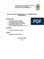 Grupo N°Proceso Estrategico y Administración Estrategica