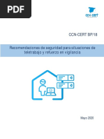 CCN-CERT - BP-18 Recomendaciones para Teletrabajo PDF