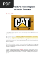 Caterpillar y Su Estrategia de Extensión de Marca