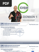 CISM DOMAIN 1 SLIDES - THOR TEACHES v1.0.1