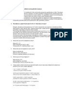 Discuss Between Qualitative and Quatitative Analysis