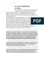 El Estado Laico y La Constitución Colombiana de 1991