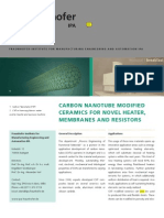 Carbon Nanotube Modified Ceramics For Novel Heater, Membranes and Resistors