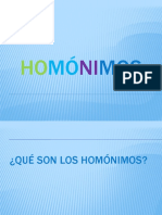 Palabras Homonimas-6°