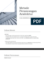 Metode Perancangan Arsitektur-Pertemuan 1