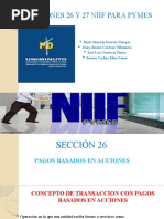 SECCION 26y27 NIIF PARA PYMES